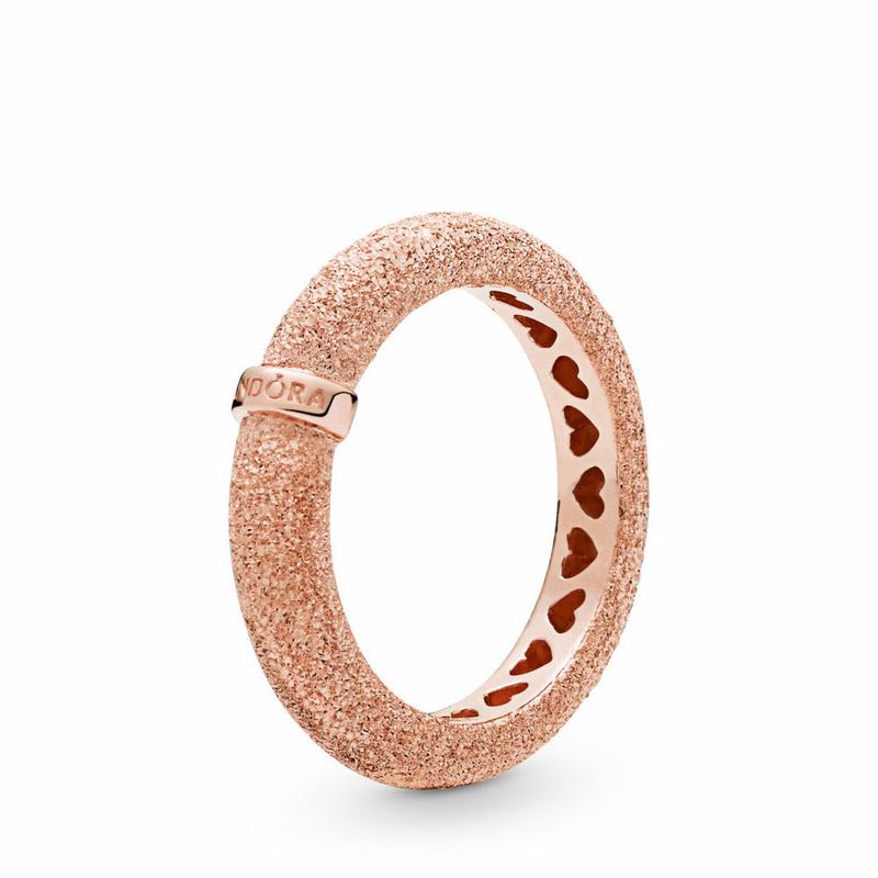 Pandora Rose™ Matte Brilliance Stackable Ring - Pandora Rose - Canada | XQ9853ZF